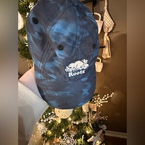 Roots kids Blue Tie-Dye ball Cap size 12-24 months